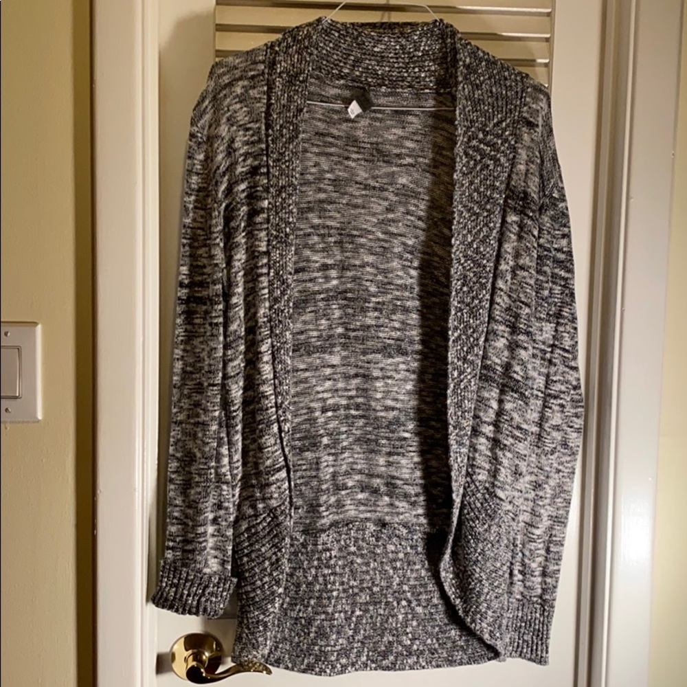 Black and white cardigan